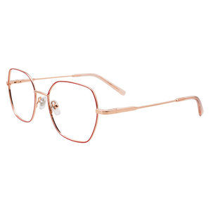 COOLCLIP CC857 Eyeglasses 030 Red & Rose Gold 53mm